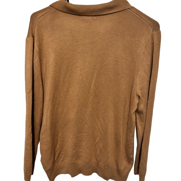Hm beige brown long sleeve sweater size large - Picture 3 of 7